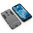 Slim Armour Tough Shockproof Case & Stand for Nokia 8.1 - Grey